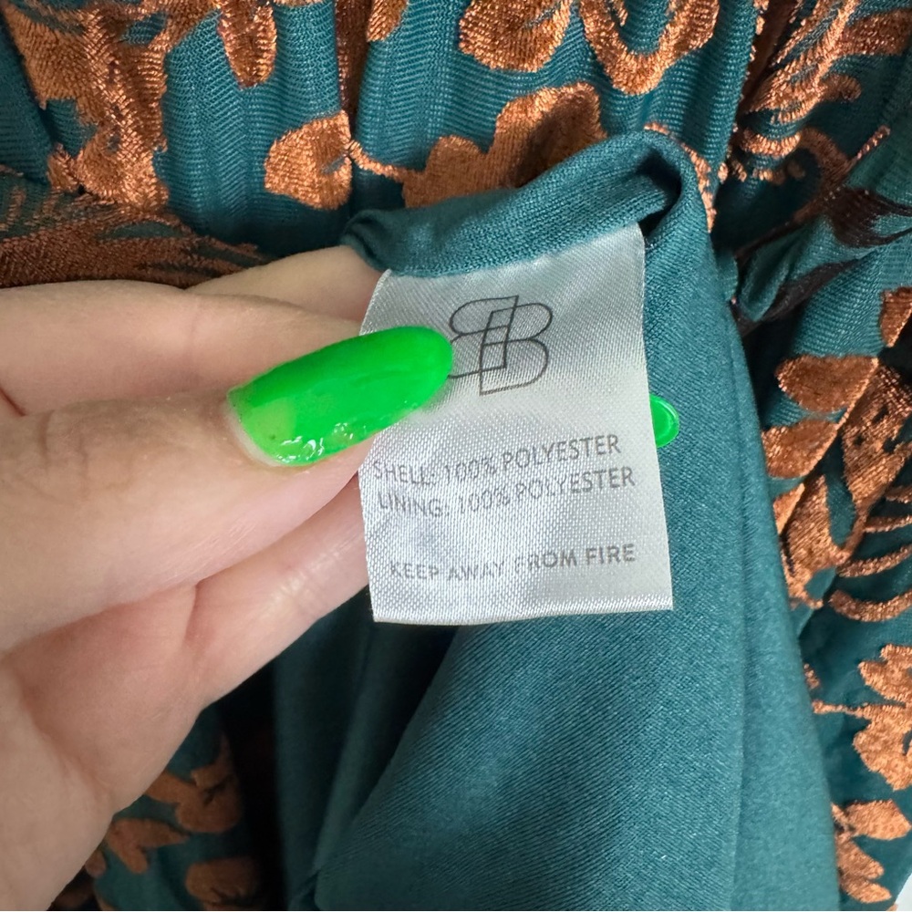 Baltic born uma velvet wrap maxi gown dress - Picture 7 of 8
